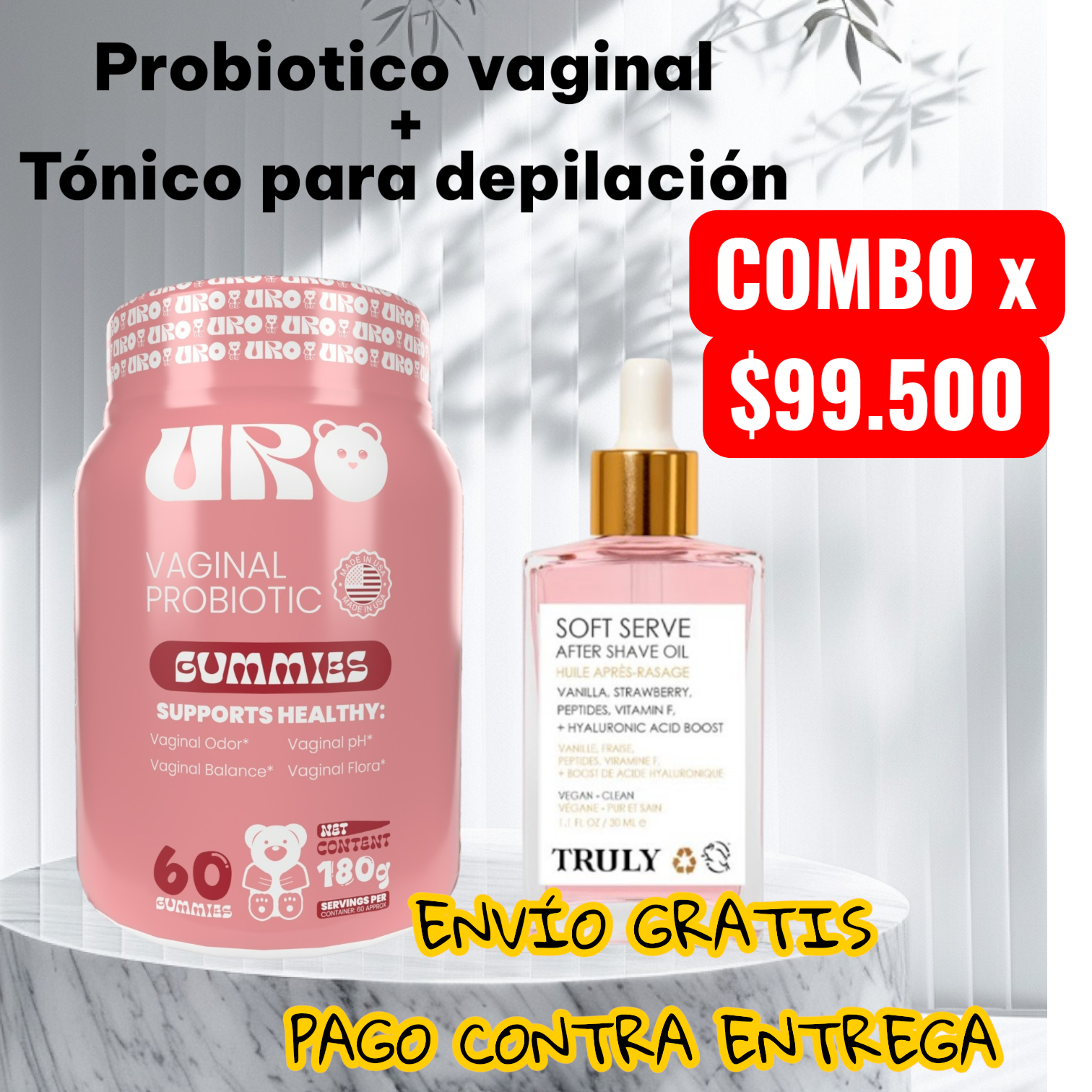 probióticos vaginales + tónico post rasurado probióticos vaginales + tónico post rasurado