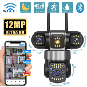 cámara pulpo triple lente wifi